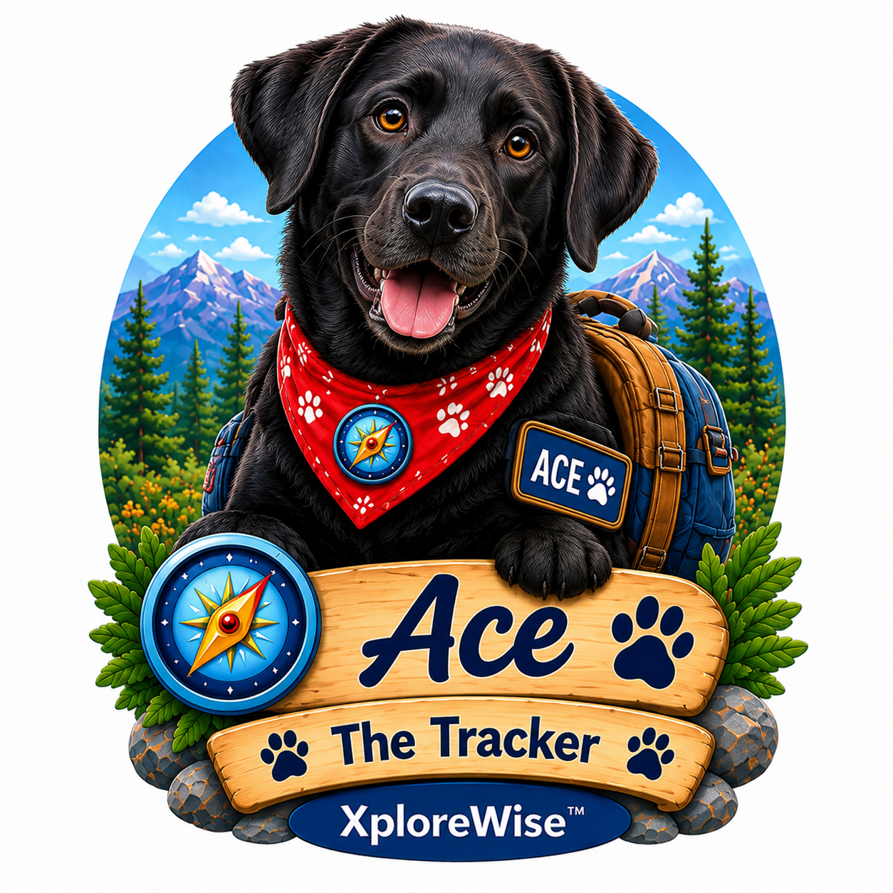 Ace the Tracker, XploreWise character mascot